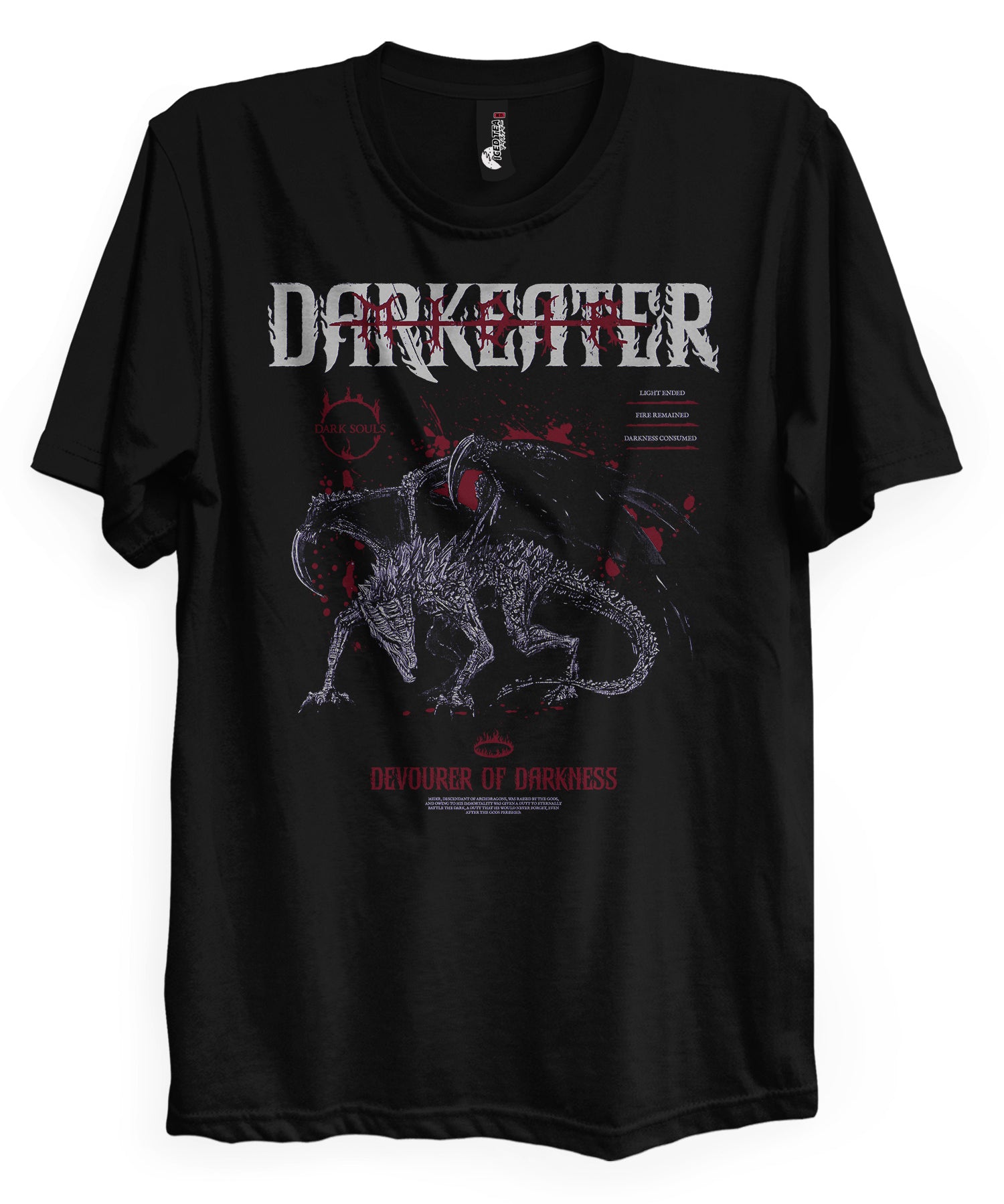 MIDIR (DARKEATER) - T-Shirt-Black-S-Iced Tea Aesthetics