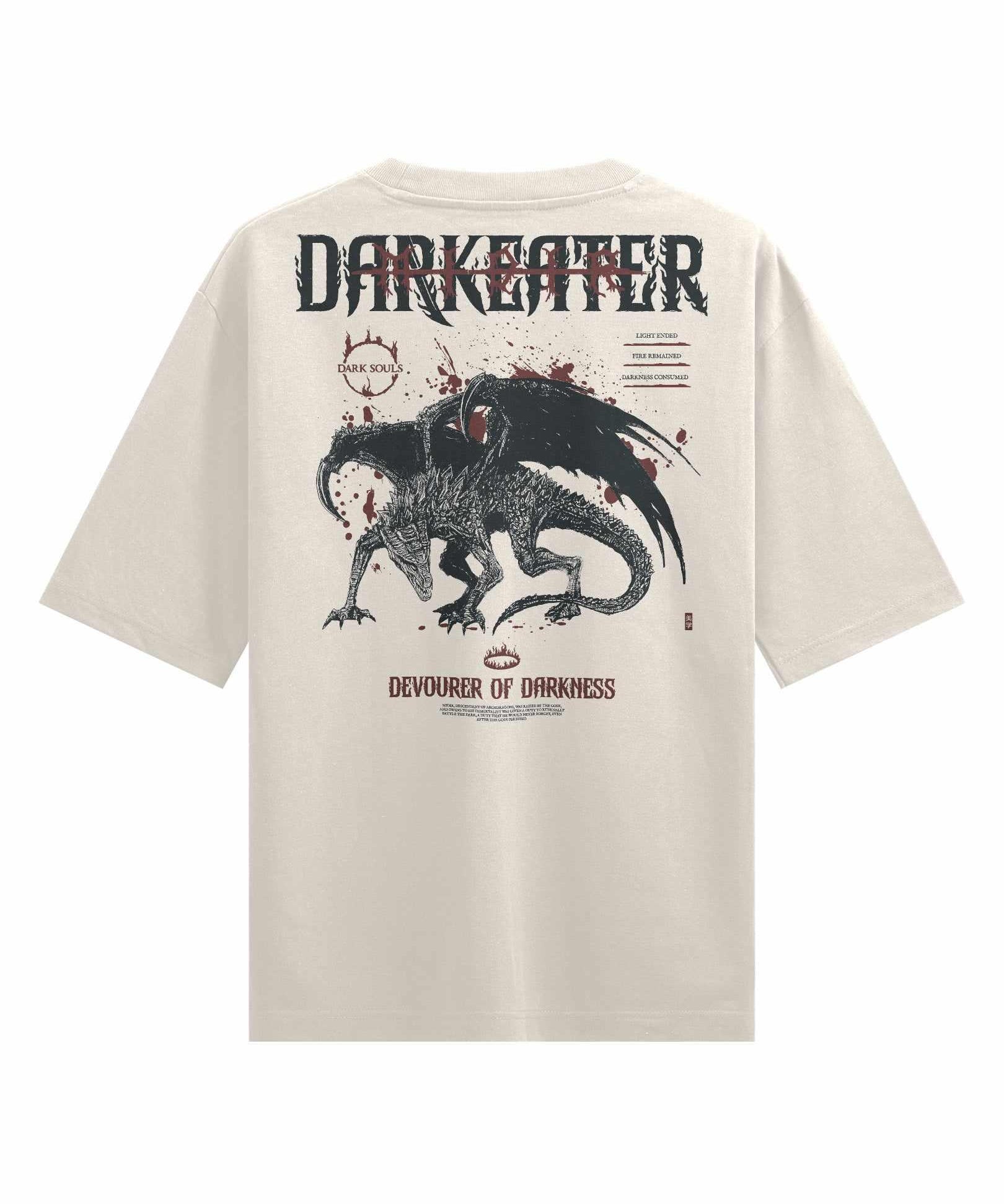 MIDIR (DARKEATER) - Oversized Heavy Tee-Faded Black-S-Iced Tea Aesthetics
