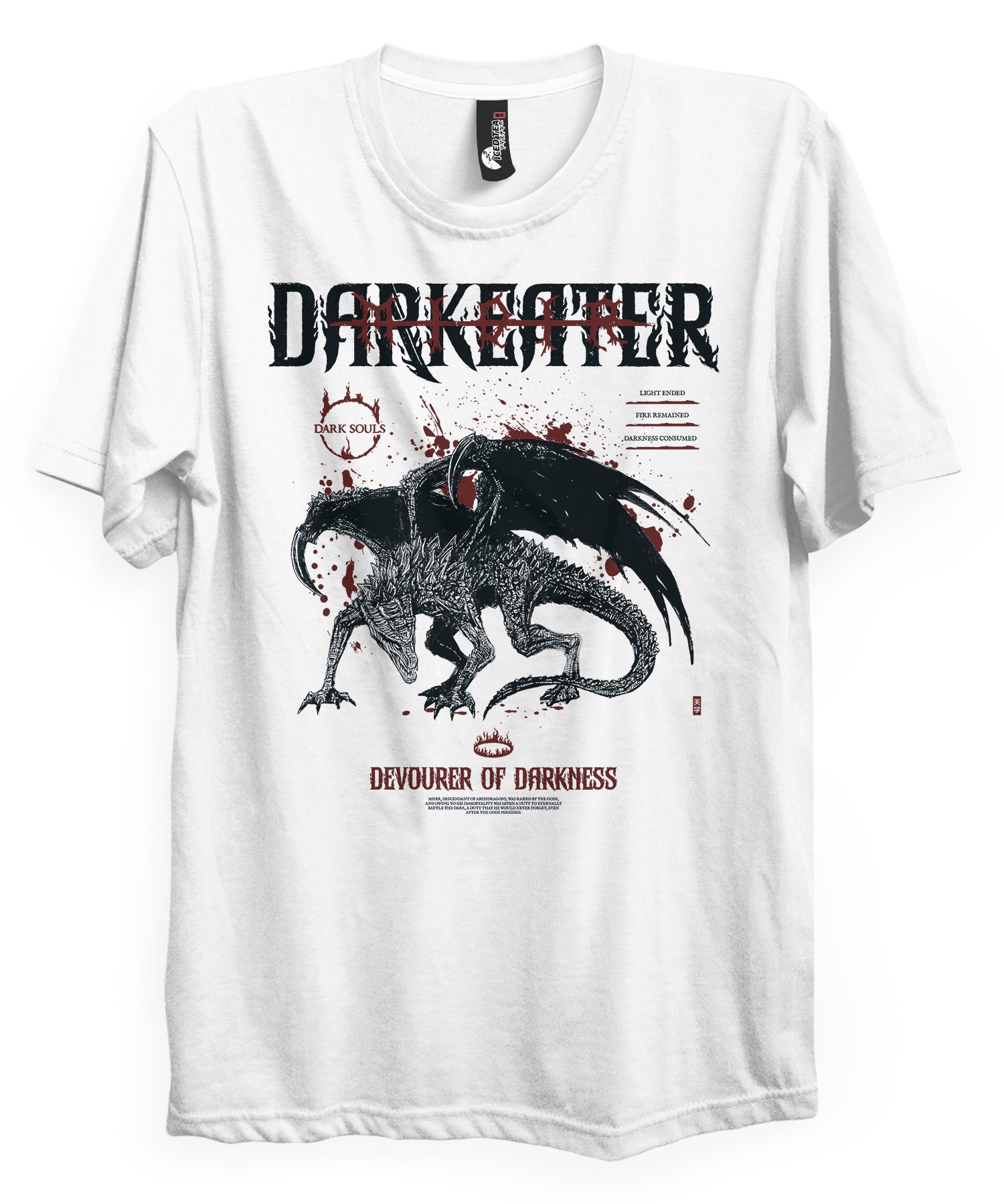 MIDIR (DARKEATER) - T-Shirt-Black-S-Iced Tea Aesthetics