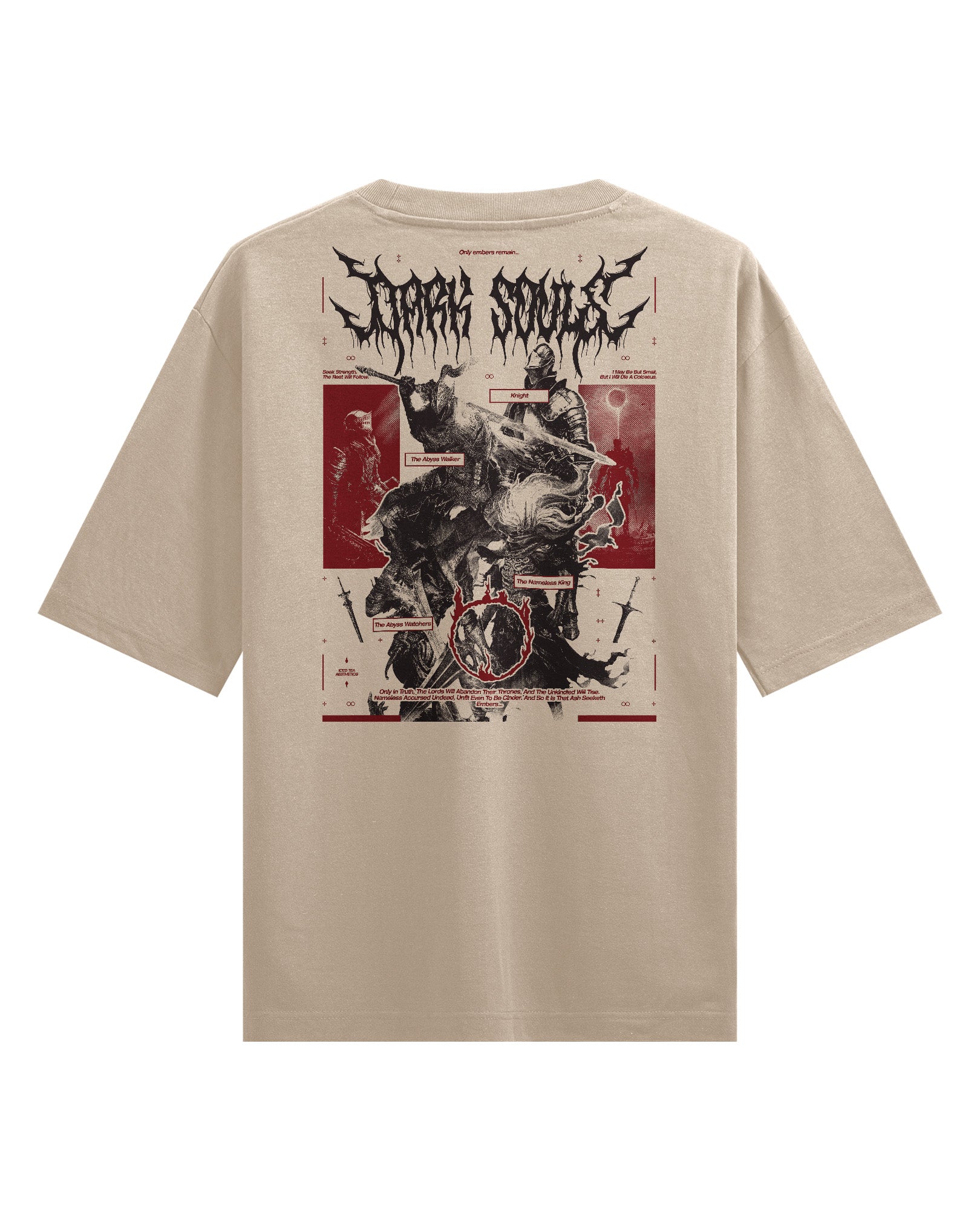 Dark Souls (EMBERS) - Oversized Heavy Tee