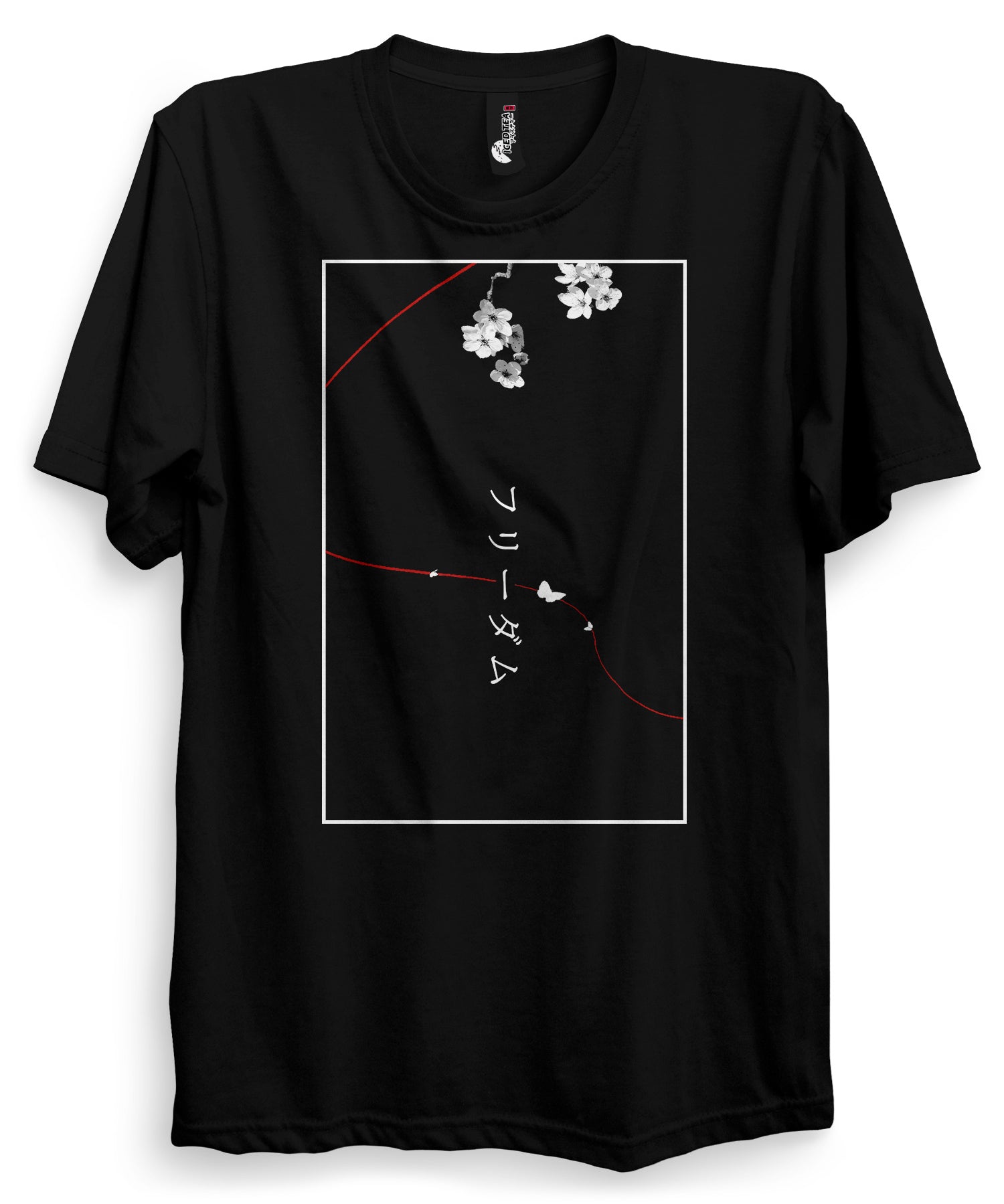 Freedom フリーダム - T-Shirt-Black-S-Iced Tea Aesthetics