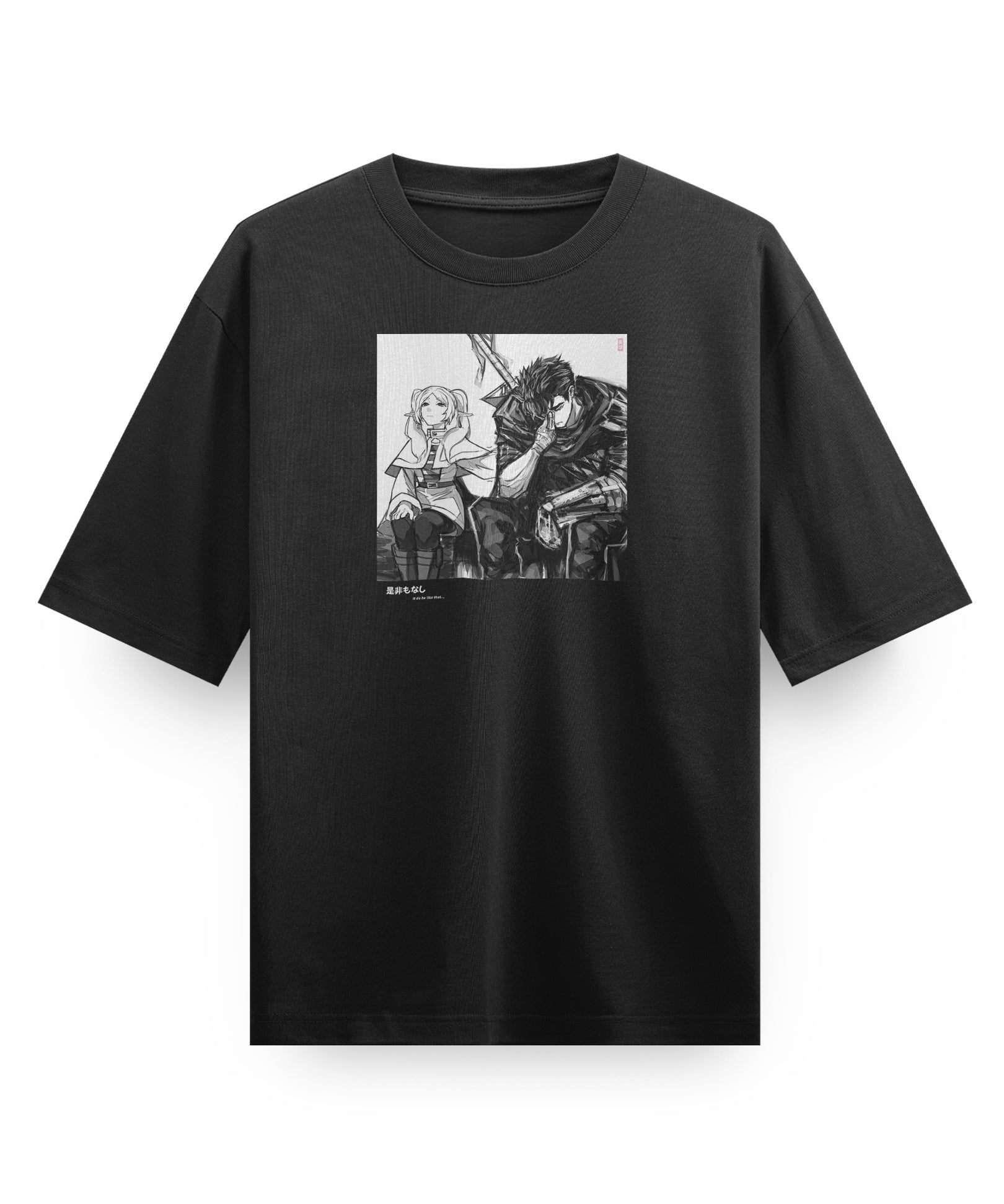 It do be like that... - Oversized Heavy Tee-Faded Black-S-Iced Tea Aesthetics