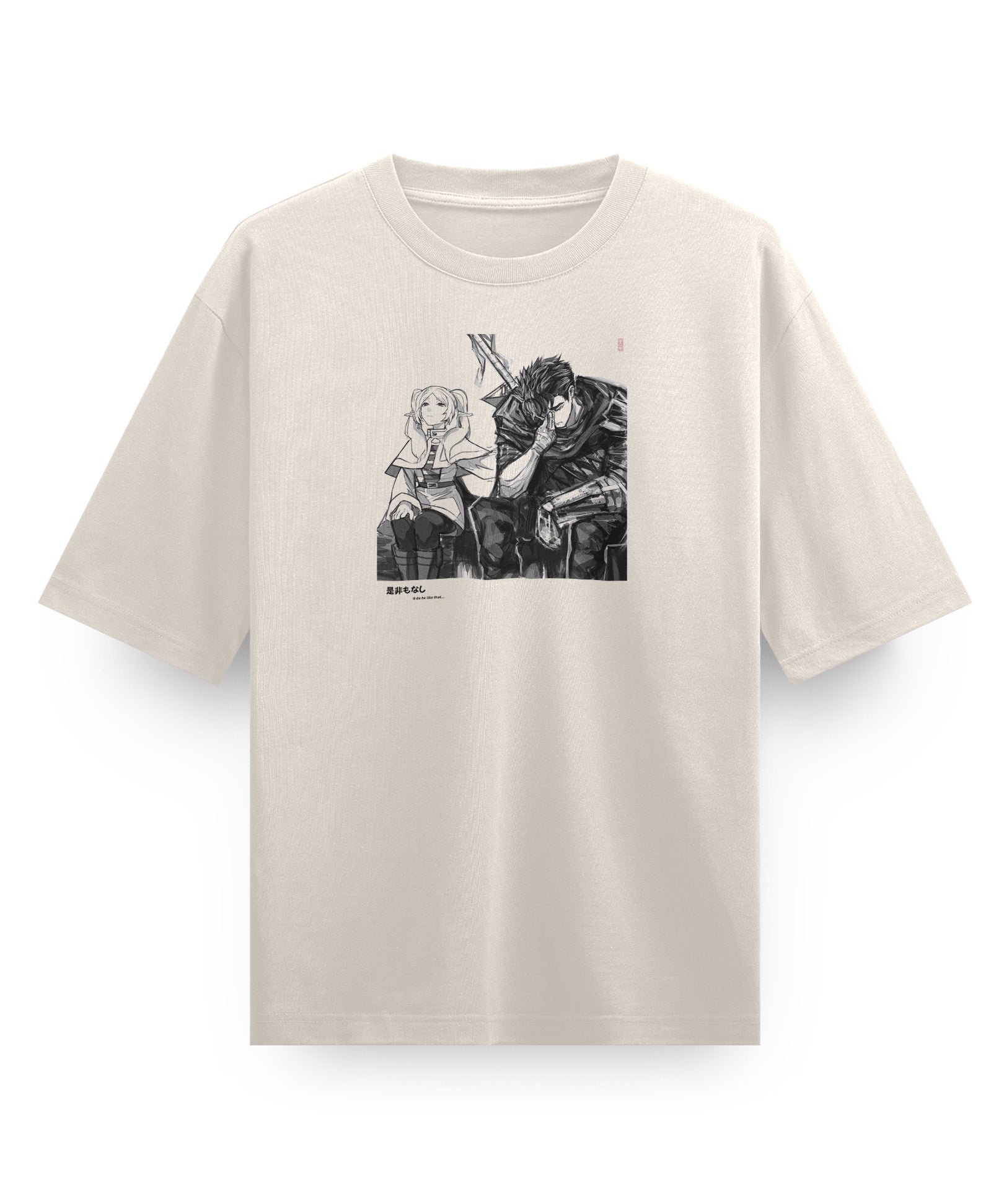 It do be like that... - Oversized Heavy Tee-Faded Black-S-Iced Tea Aesthetics