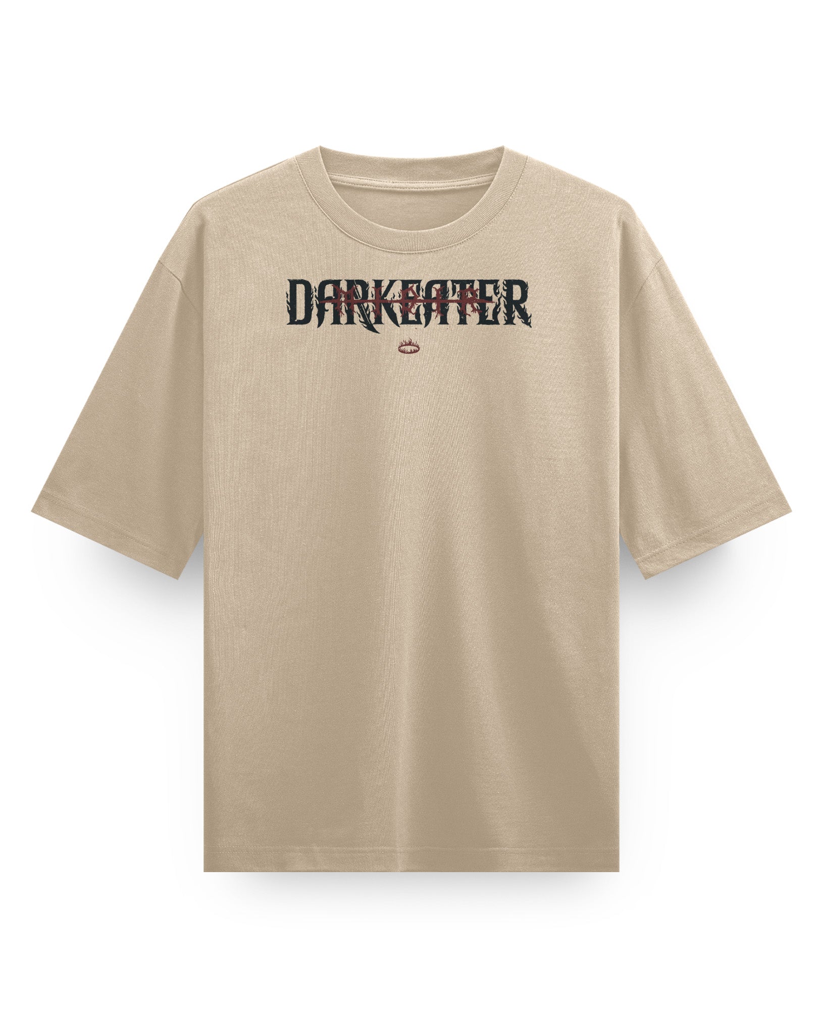 MIDIR (DARKEATER) - Oversized Heavy Tee-Faded Black-S-Iced Tea Aesthetics