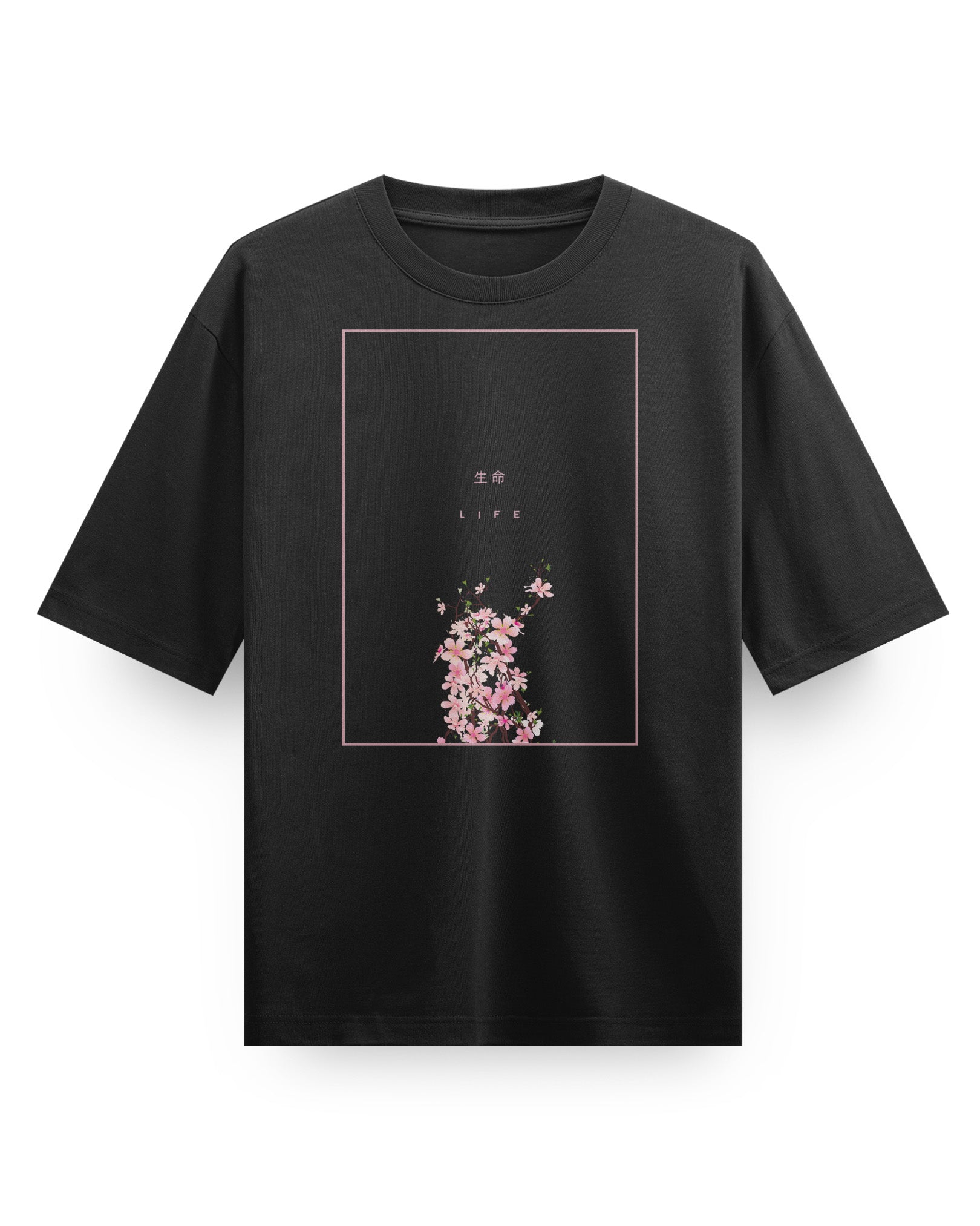 Life (Rose) - Oversized Heavy Tee