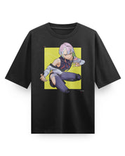 Lucy (YELLOW) - Oversized Heavy Tee-Faded Black-S-Iced Tea Aesthetics