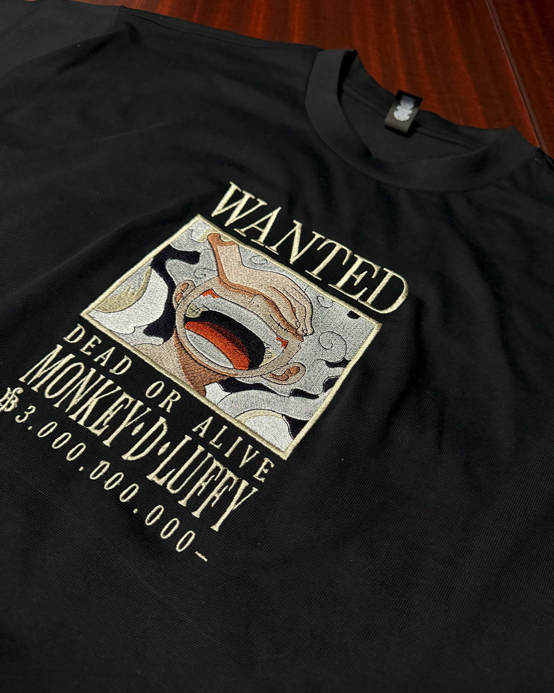 [PREMIUM] Luffy WANTED - Embroidery T-Shirt