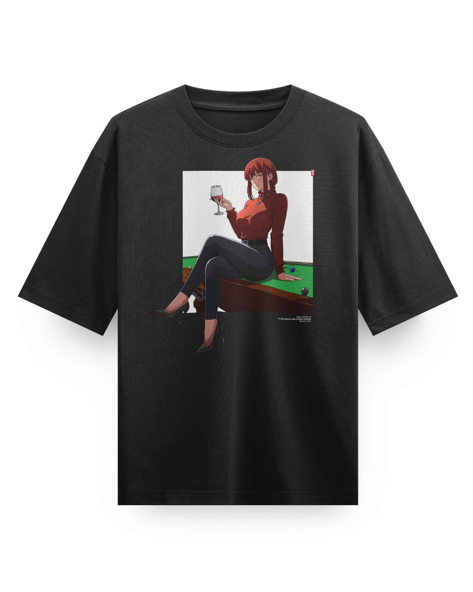 Makima (Billiards) - Oversized Heavy Tee