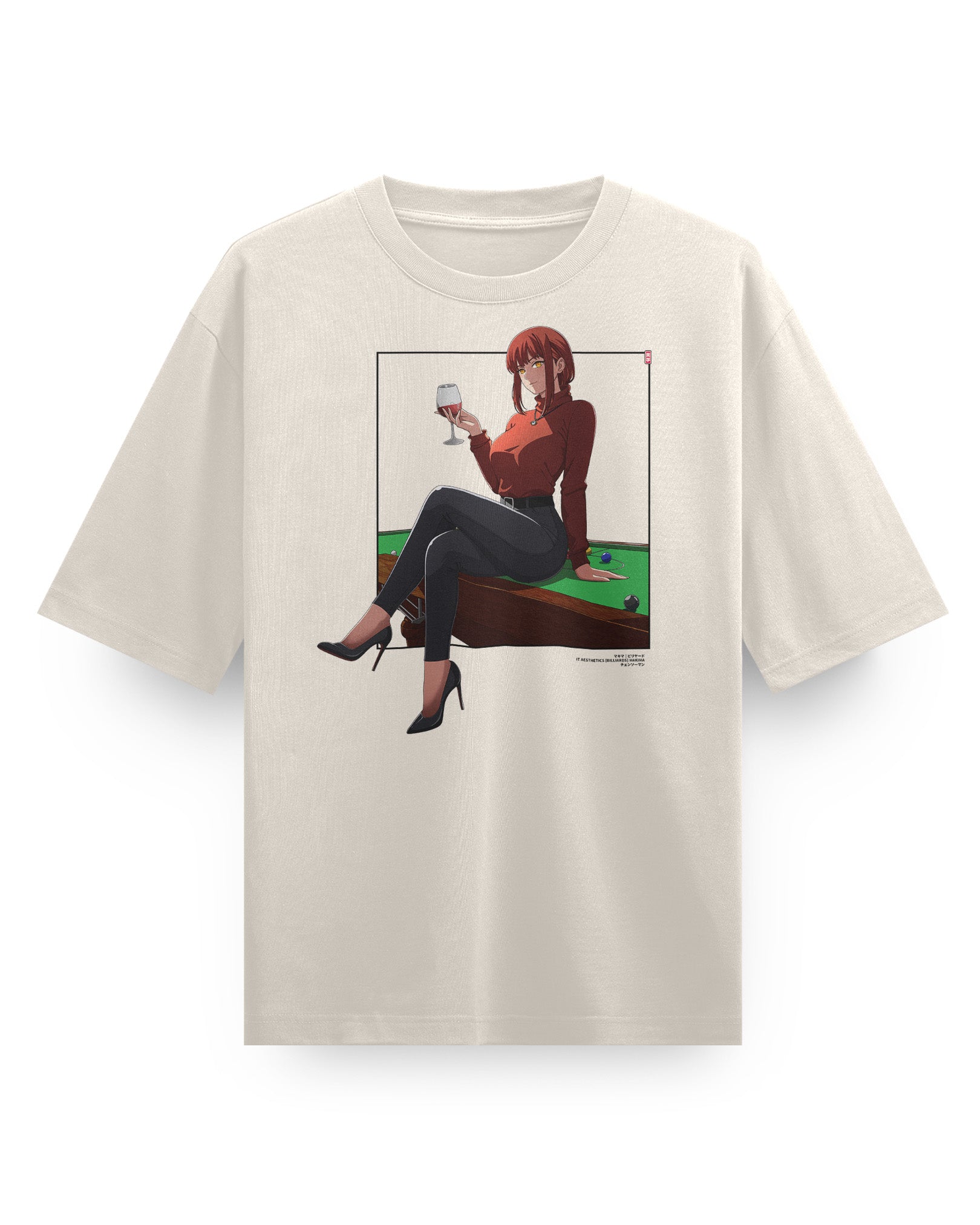 Makima (Billiards) - Oversized Heavy Tee