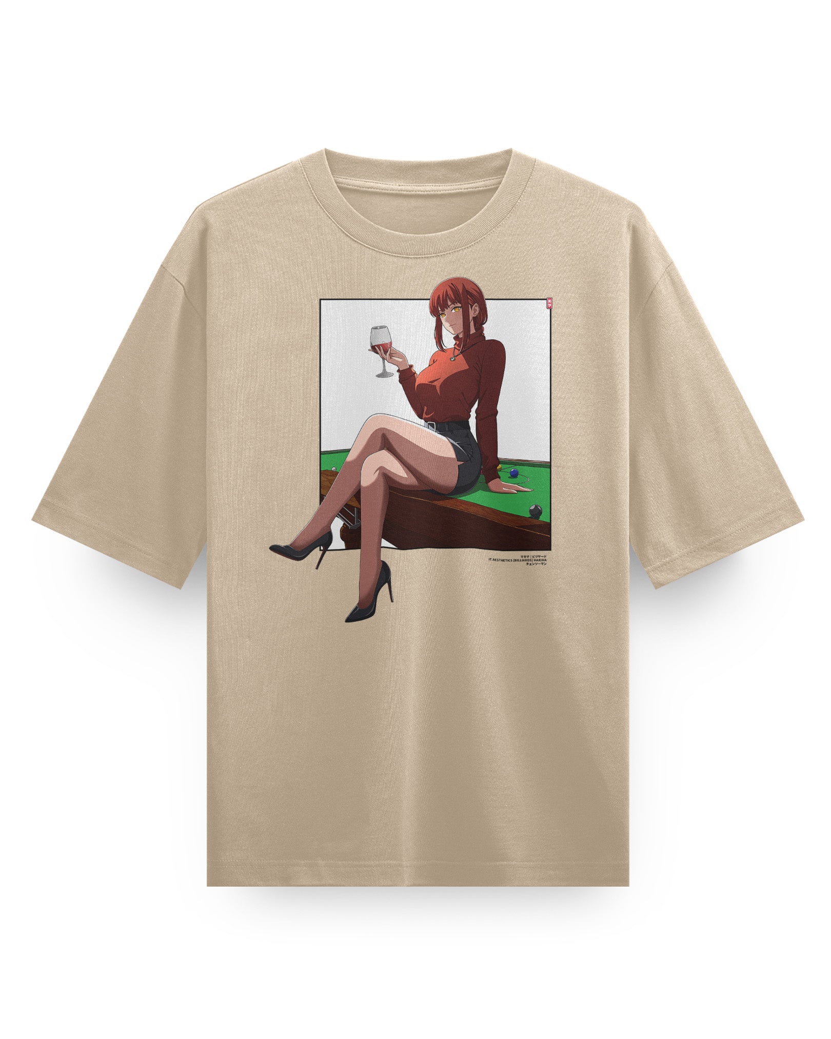 Makima (Billiards Skirt) - Oversized Heavy Tee