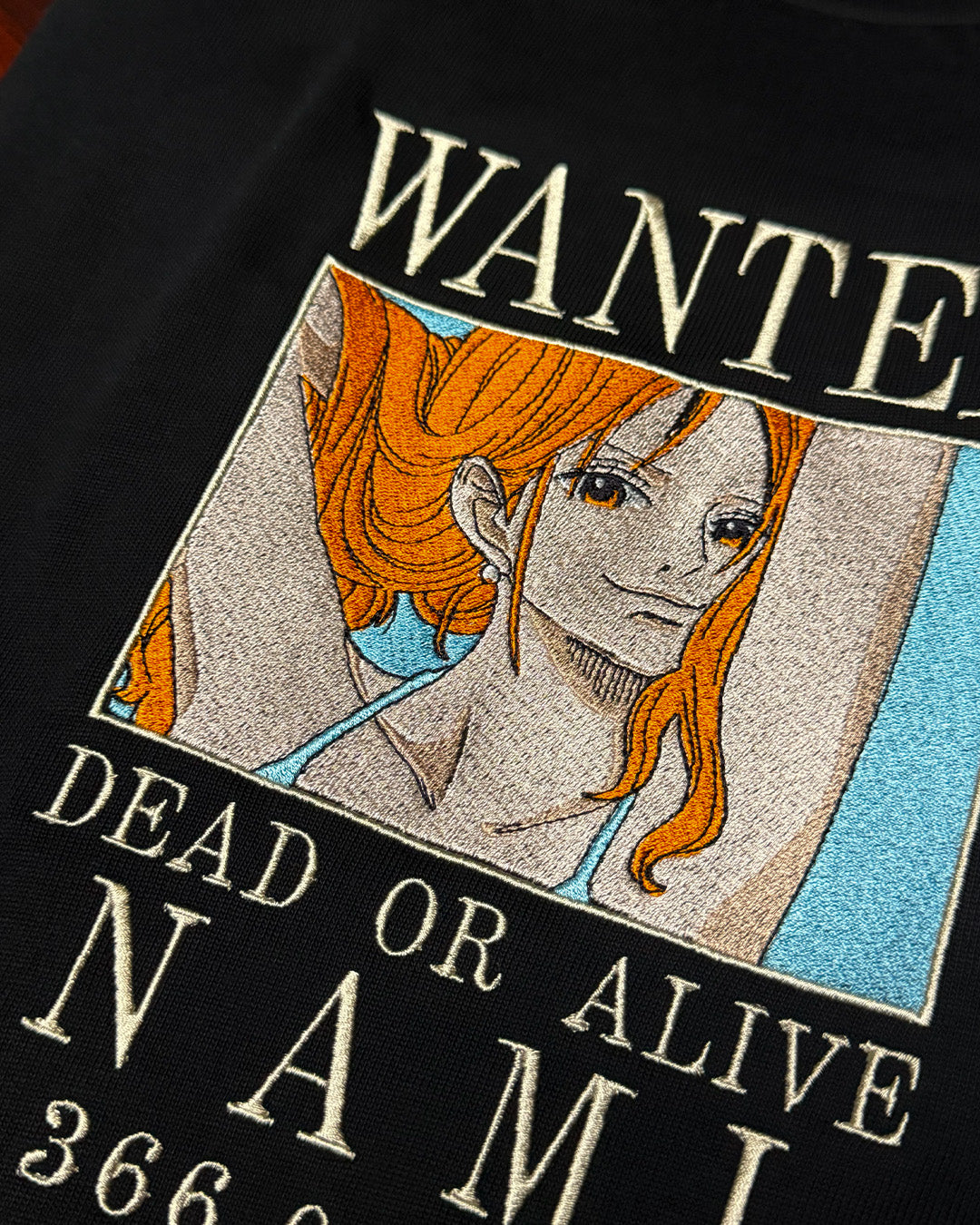 [PREMIUM] Nami WANTED - Embroidery T-Shirt