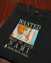 [PREMIUM] Nami WANTED - Embroidery T-Shirt