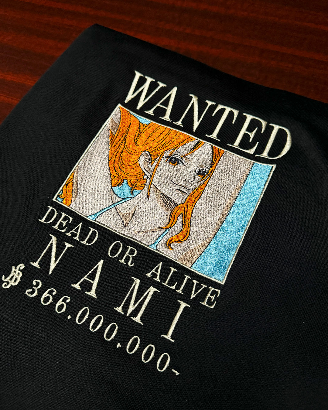 [PREMIUM] Nami WANTED - Embroidery T-Shirt