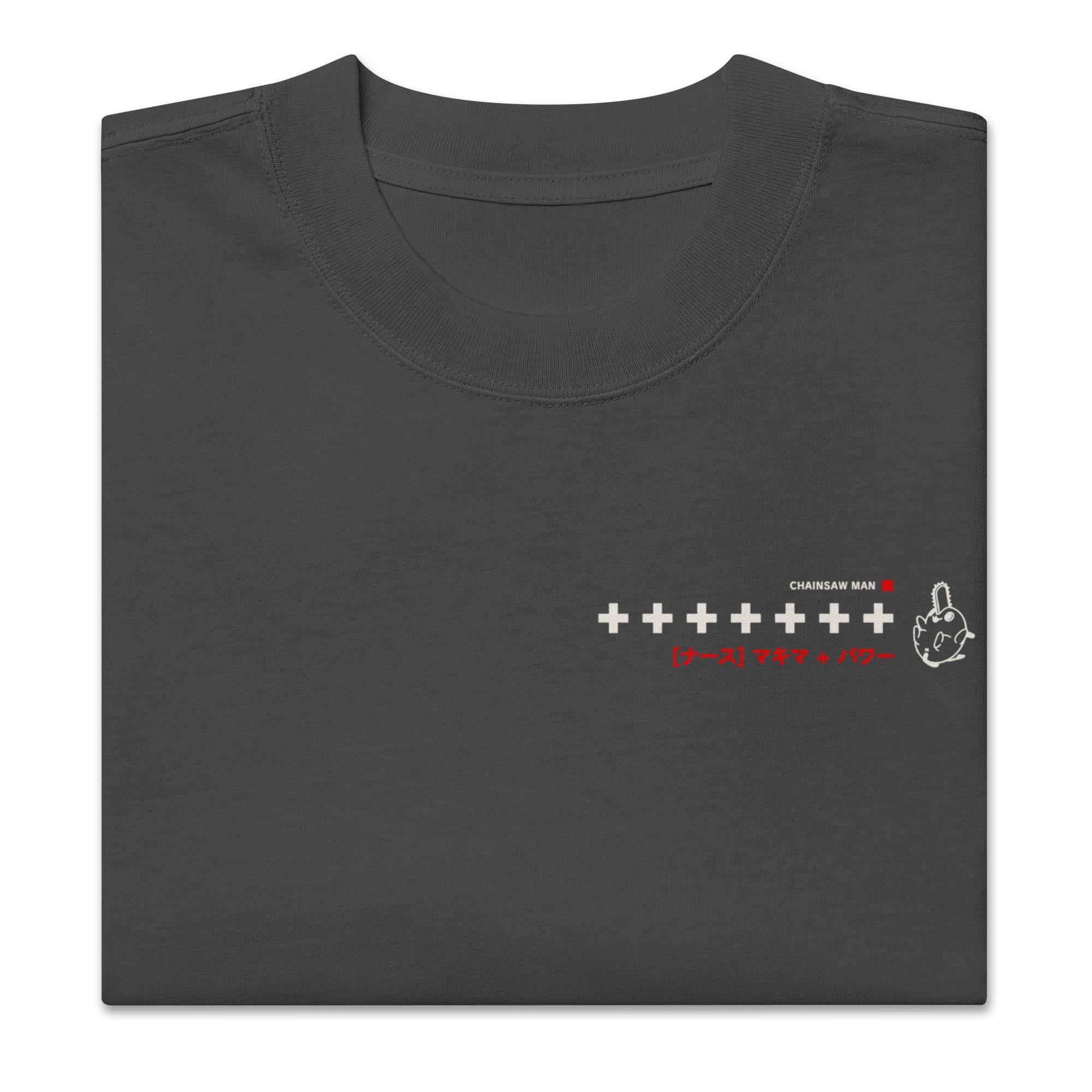 Makima + Power (Re:2) - Oversized Heavy Tee