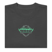 NO. 8 UNLEASHED (MK2) - Oversized Heavy Tee-Faded Black-S-Iced Tea Aesthetics