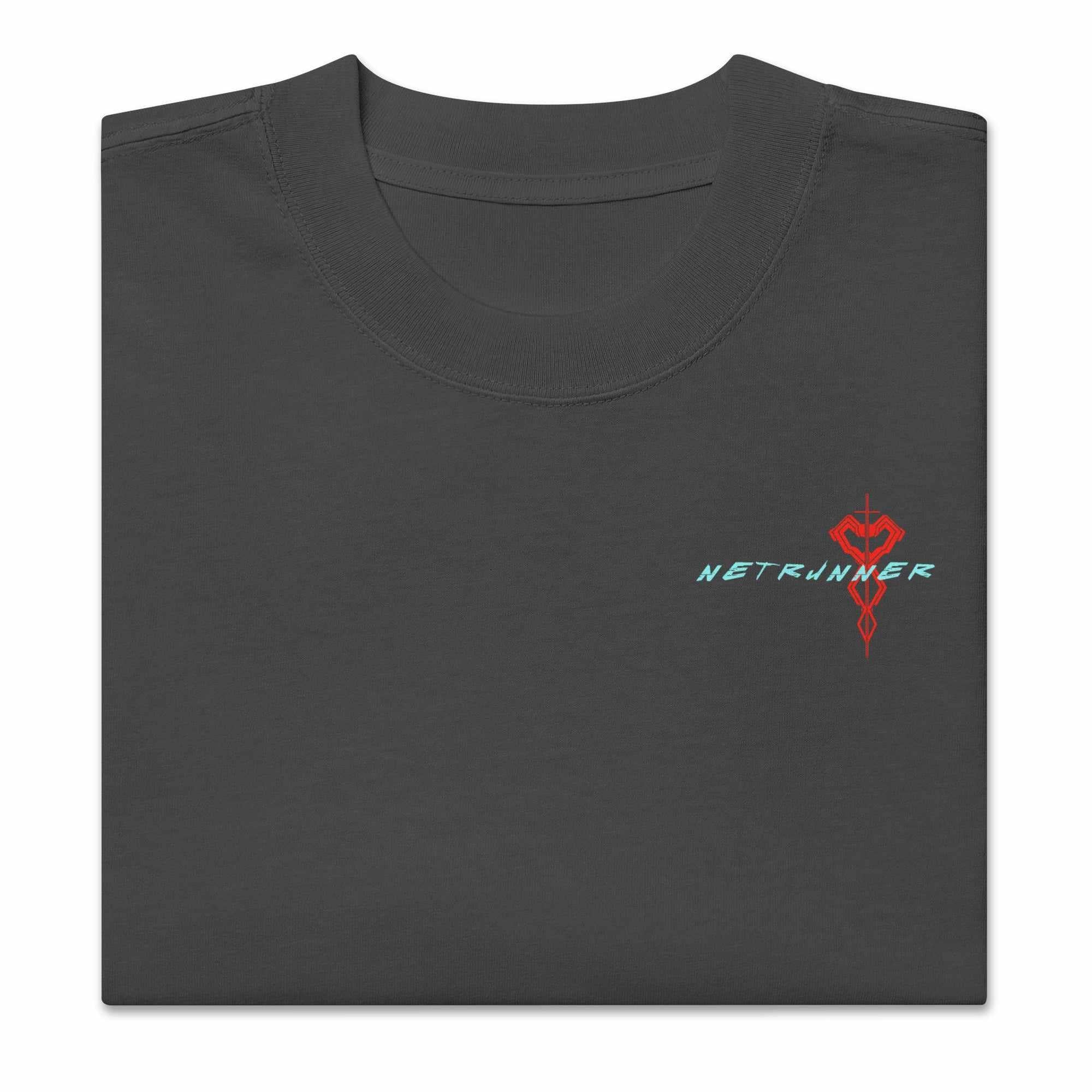 Netrunner - Oversized Heavy Tee-S-Iced Tea Aesthetics