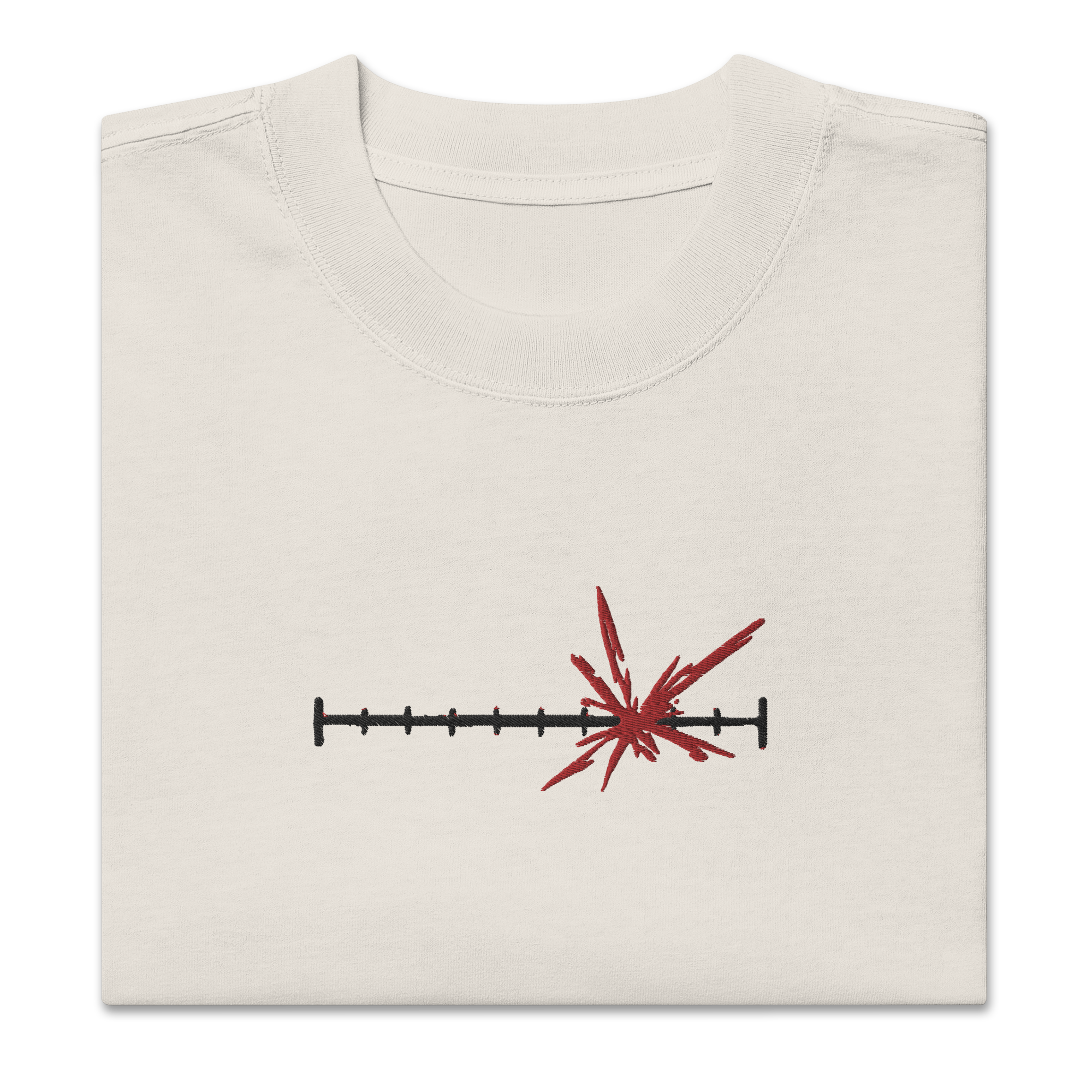 Nanami RATIO (Embroidery ) - Oversized Heavy Tee