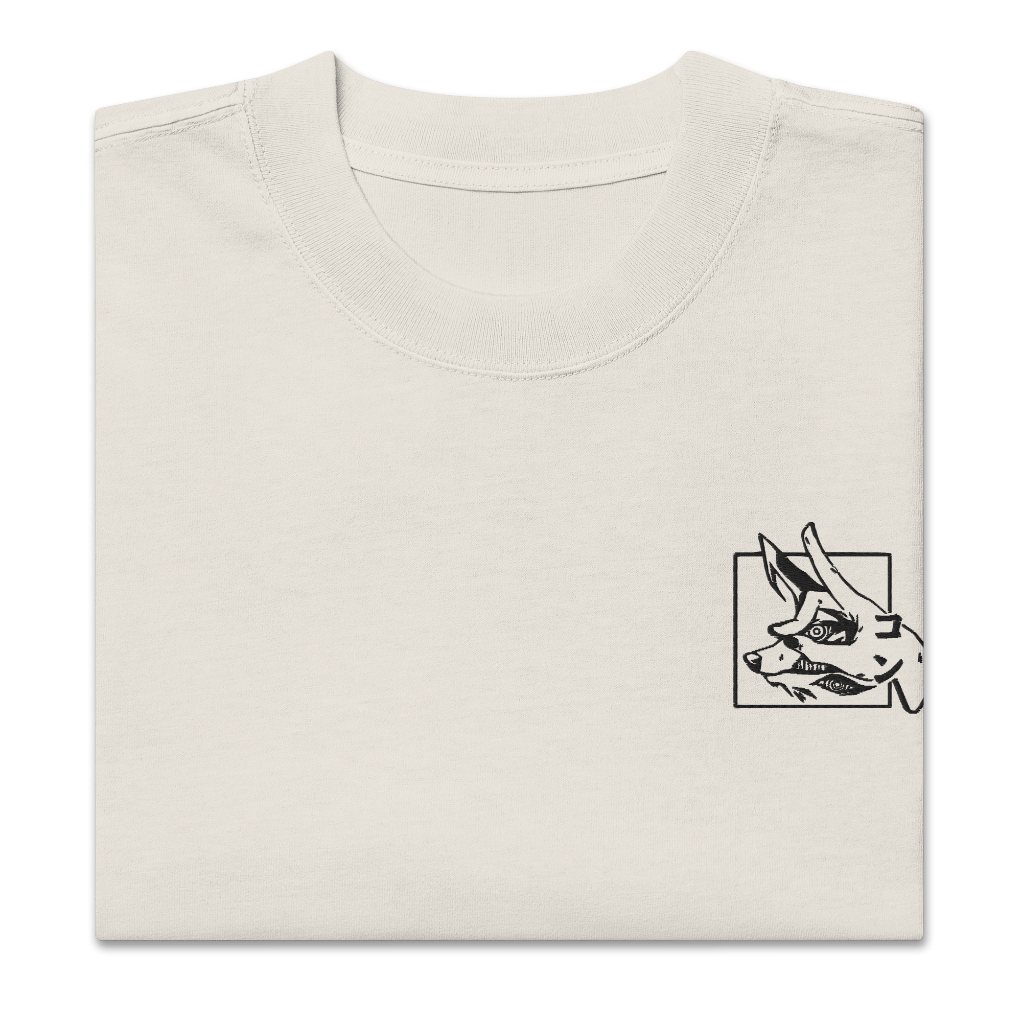 KON (Embroidery ) - Oversized Heavy Tee