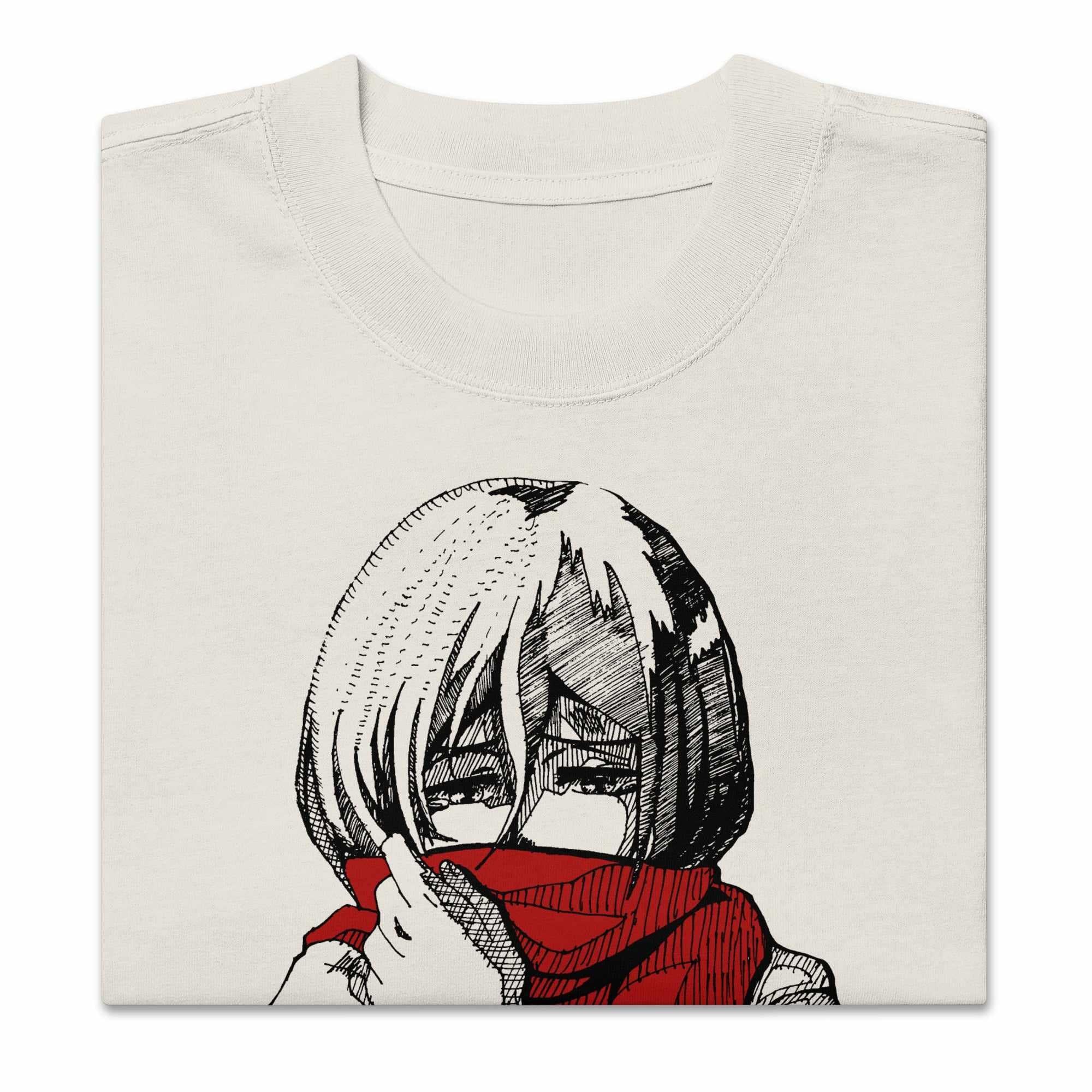 Cruel World - Oversized Heavy Tee-Faded Bone-S-Iced Tea Aesthetics