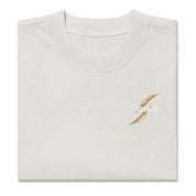 Twin Nichirin - Oversized Heavy Tee-Faded Bone-S-Iced Tea Aesthetics