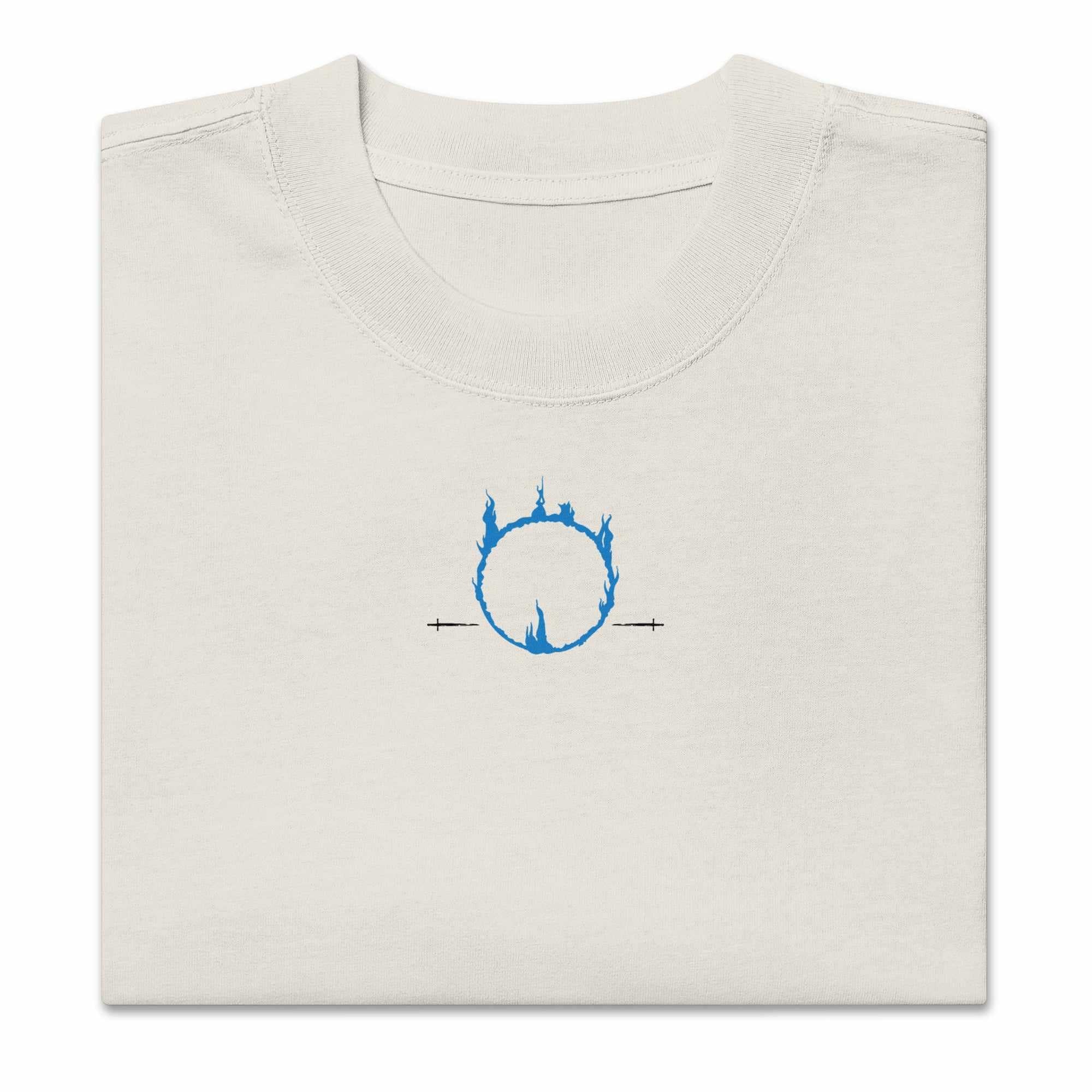 Artorias (COMBAT) - Oversized Heavy Tee-Faded Bone-S-Iced Tea Aesthetics