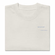 A Field of Flowers - Oversized Heavy Tee-Faded Bone-S-Iced Tea Aesthetics