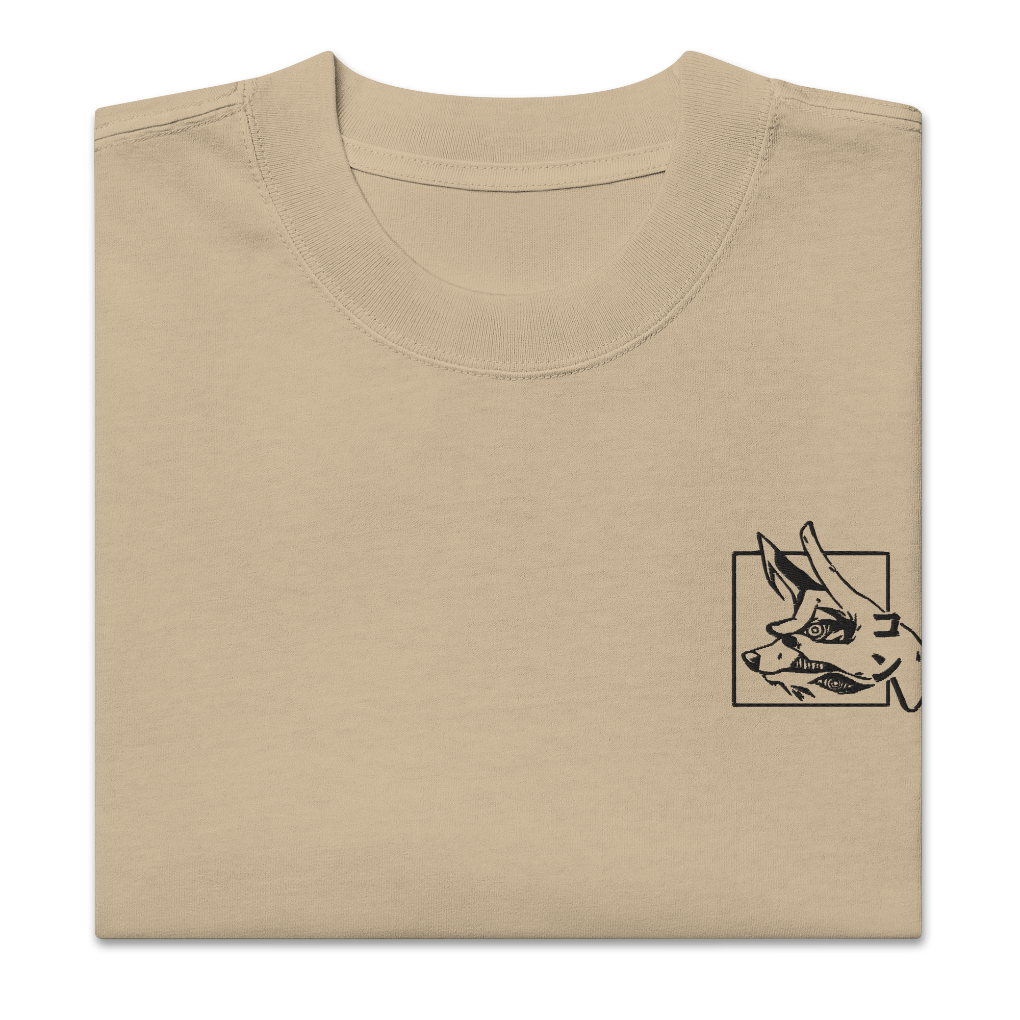 KON (Embroidery ) - Oversized Heavy Tee