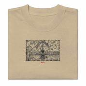 Revenge - Oversized Heavy tee-Faded Khaki-S-Iced Tea Aesthetics