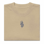 Water Breathing - Oversized Heavy tee-Faded Khaki-S-Iced Tea Aesthetics