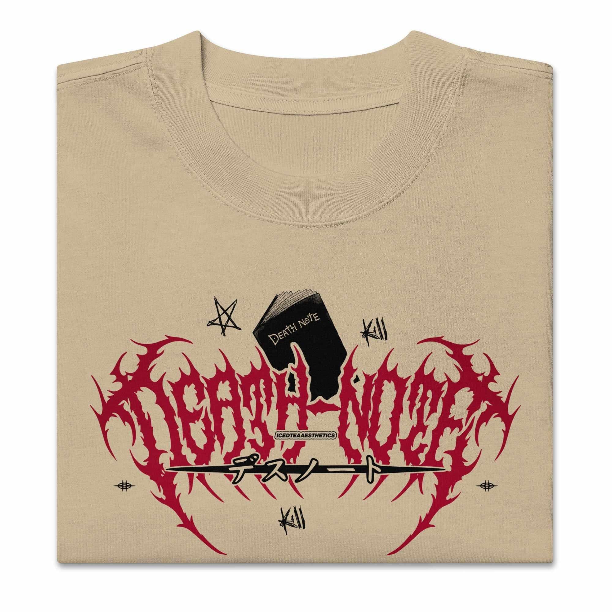 ROT - Oversized Heavy Tee-Faded Khaki-S-Iced Tea Aesthetics