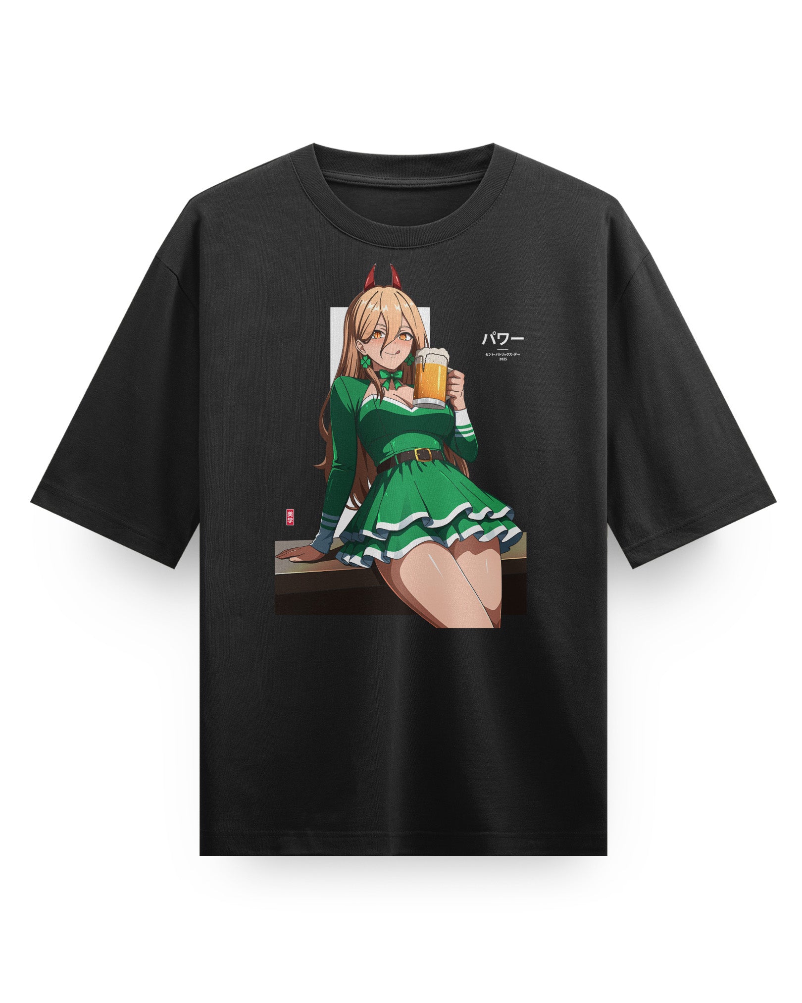 [St Patricks Exclusive] Power (Thighs) - Oversized Heavy Tee