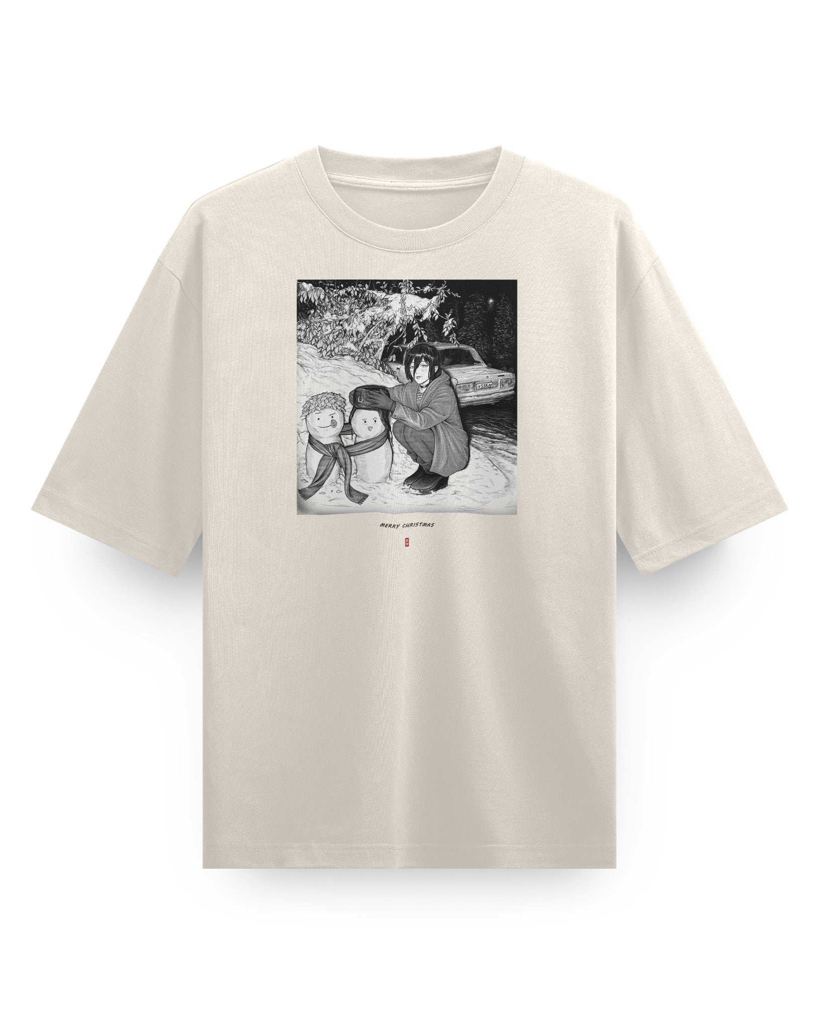 Reze (Christmas Letters) - Oversized Heavy Tee