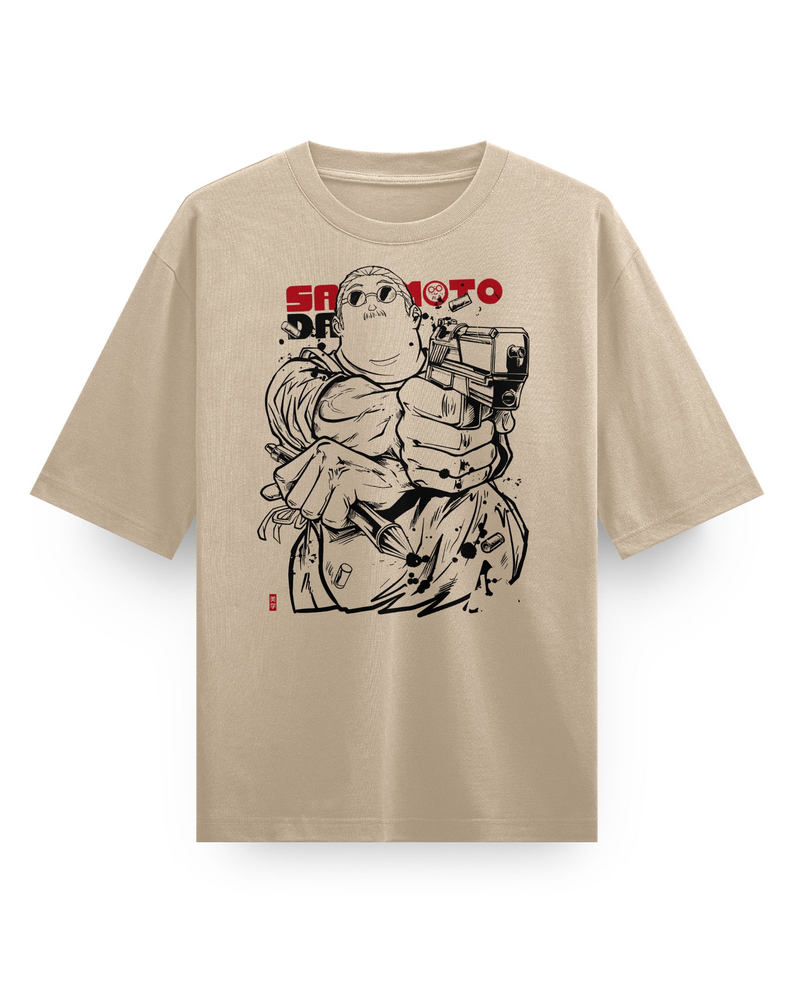 SAKAMOTO 9MM - Oversized Heavy Tee