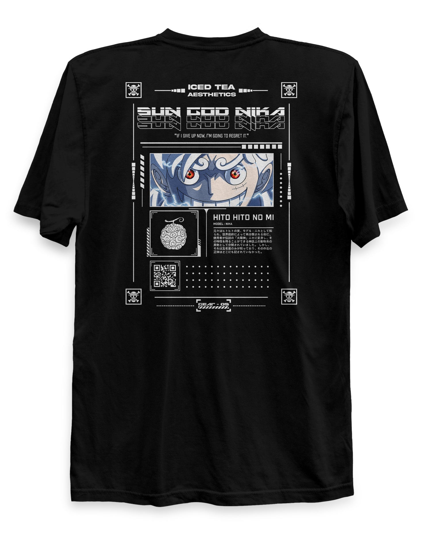 Luffy (SUNGOD) - T-Shirt Back Print