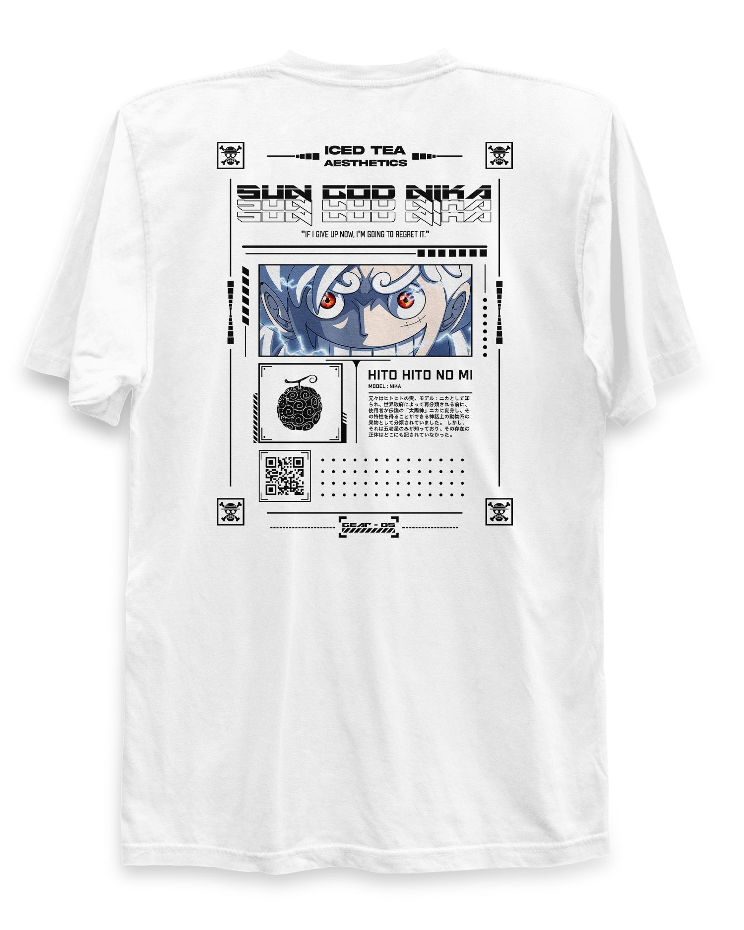 Luffy (SUNGOD) - T-Shirt Back Print