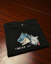 [PREMIUM] Twin Wolves - Embroidery T-Shirt