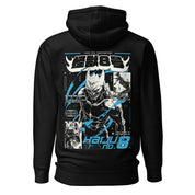 NO.8 UNLEASHED - Hoodie-Black-S-Iced Tea Aesthetics