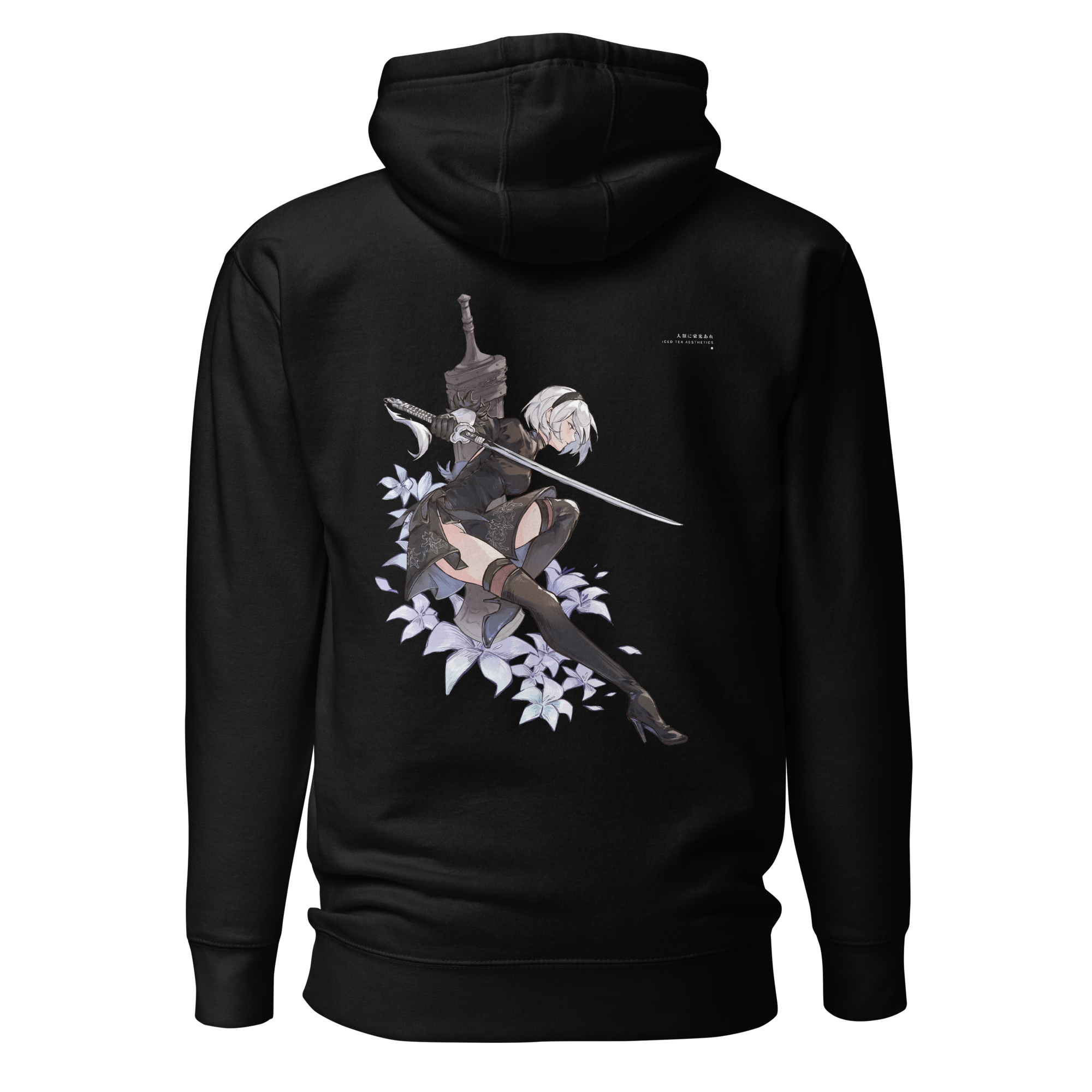 2B (Moonflower) - Embroidery Hoodie
