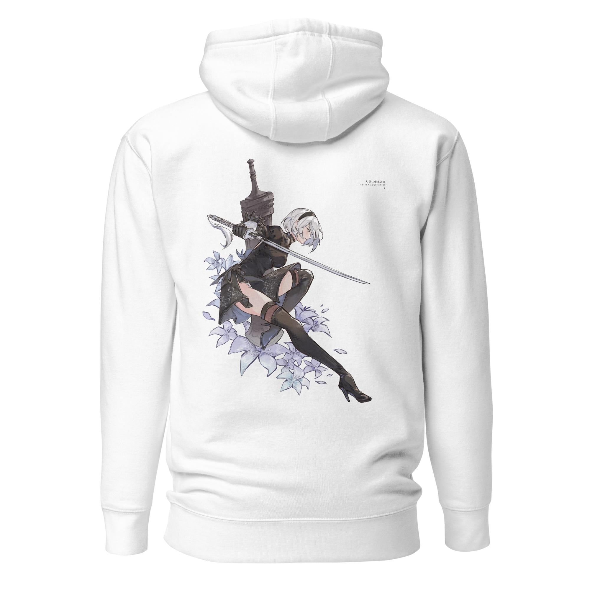 2B (Moonflower) - Embroidery Hoodie