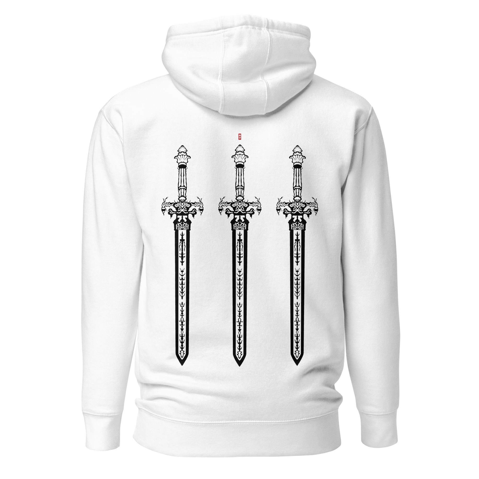 Sword of Night & Flame - Hoodie-Black-S-Iced Tea Aesthetics