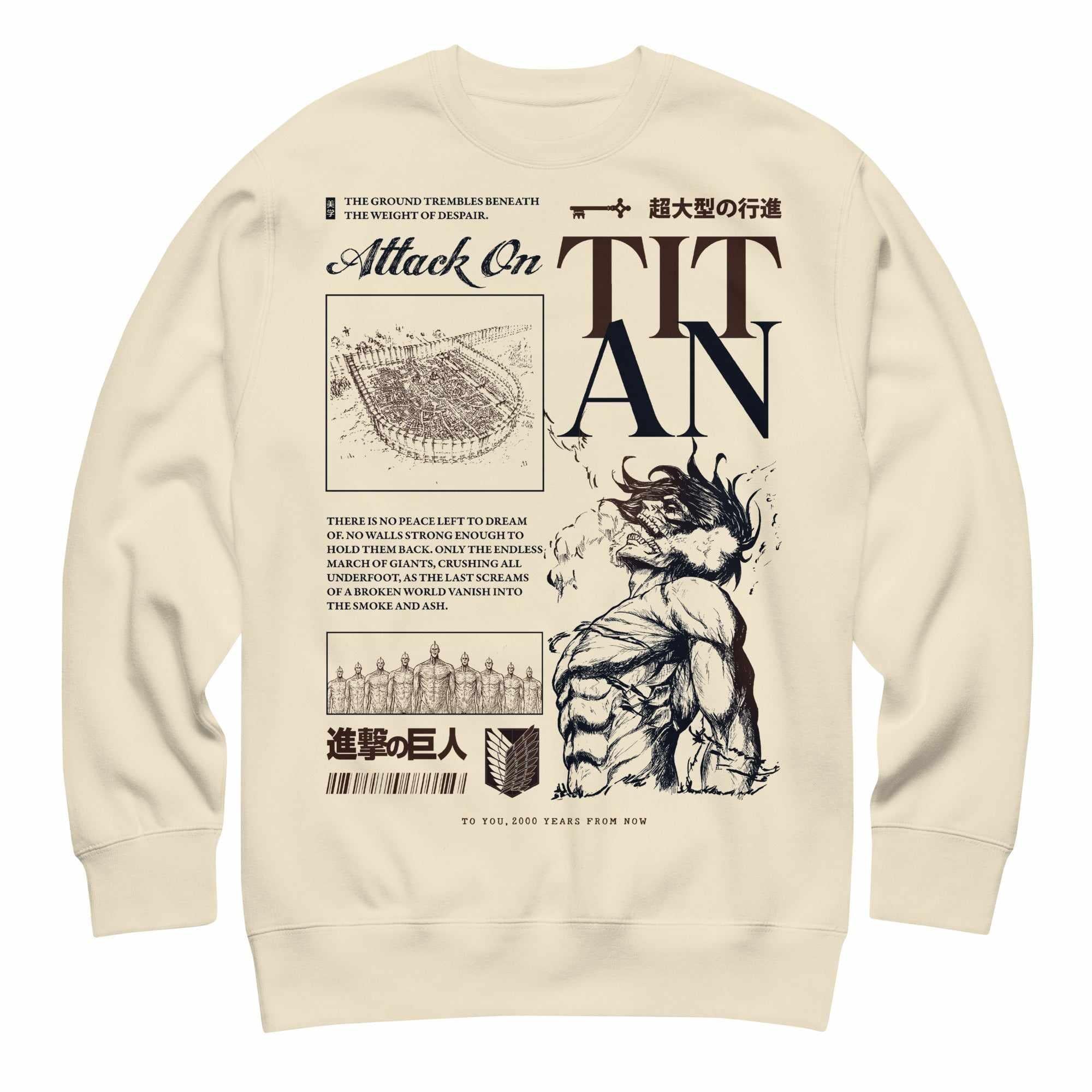 2000 Years - Sweater-Bone-S-Iced Tea Aesthetics