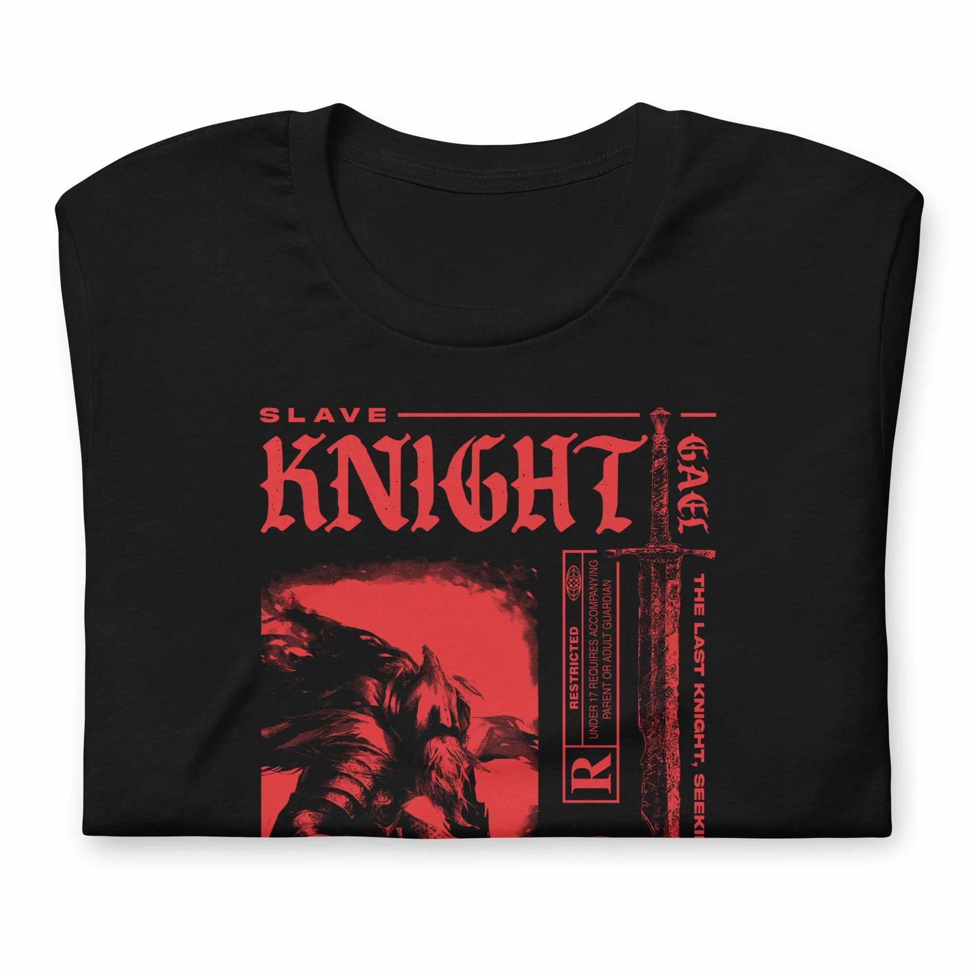 Slave Knight Gael - T-Shirt-Black-S-Iced Tea Aesthetics