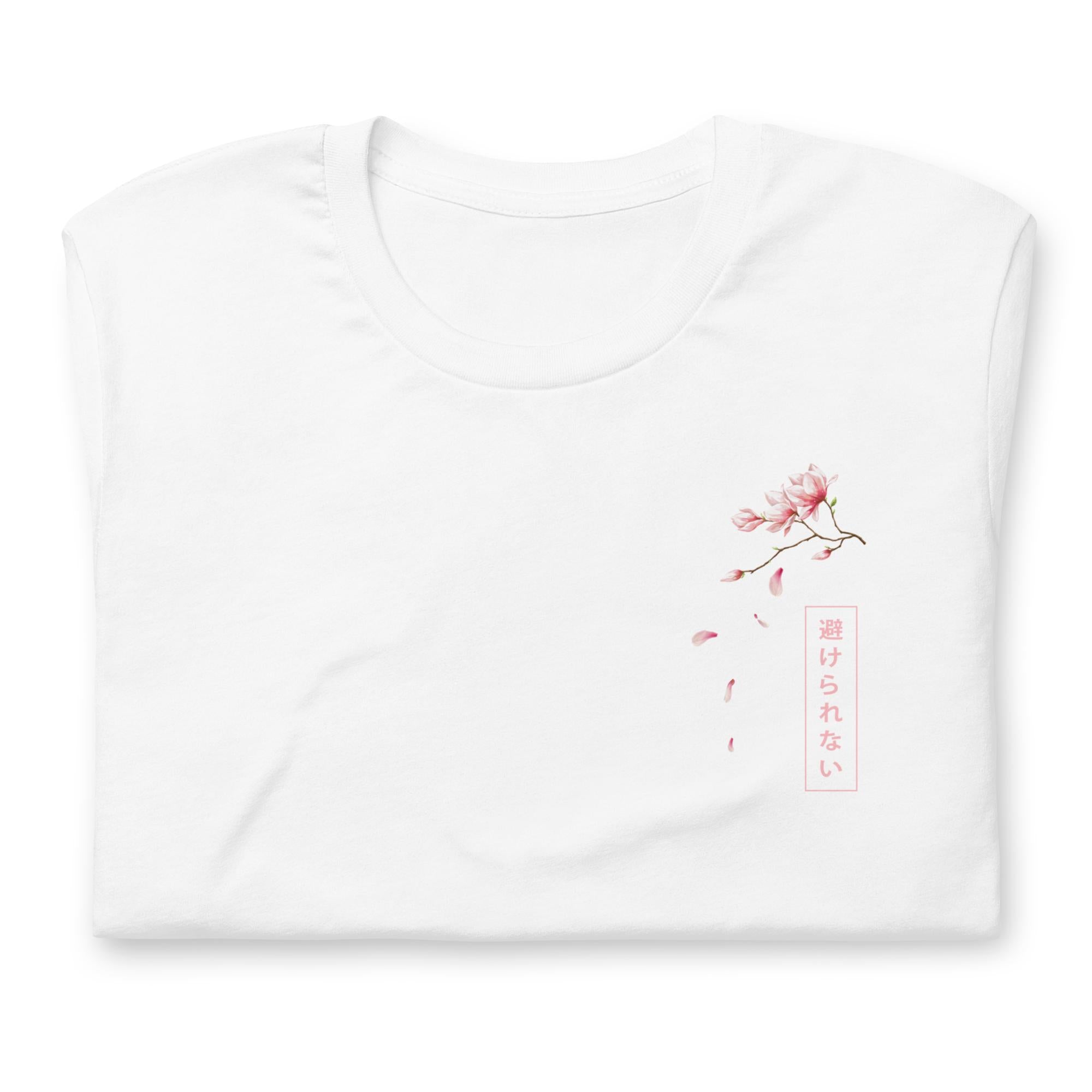 Death (ROSE) - T-Shirt Back Print-White-S-Iced Tea Aesthetics