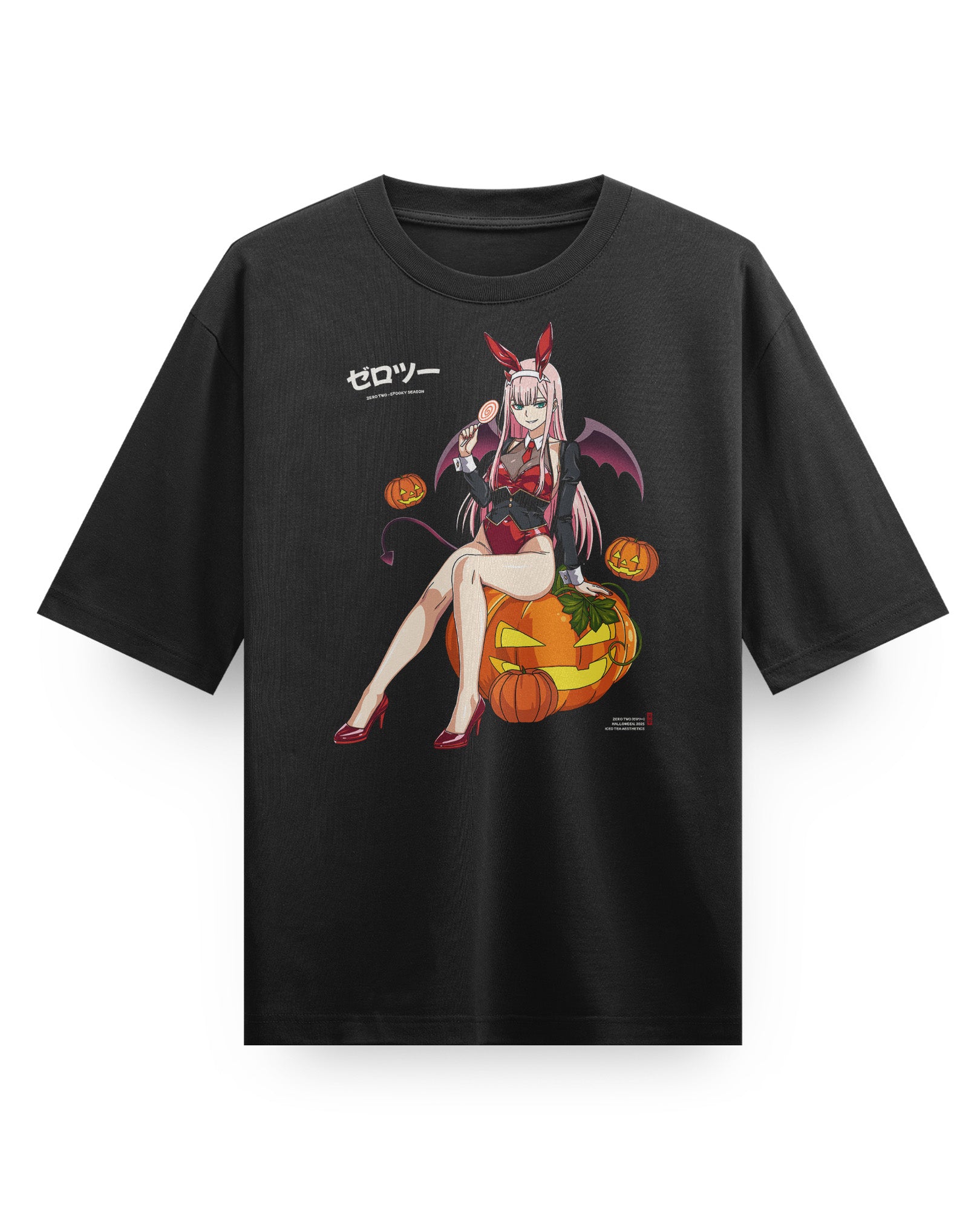 [LIMITED] Zero Two (Spooky) - Oversized Heavy Tee