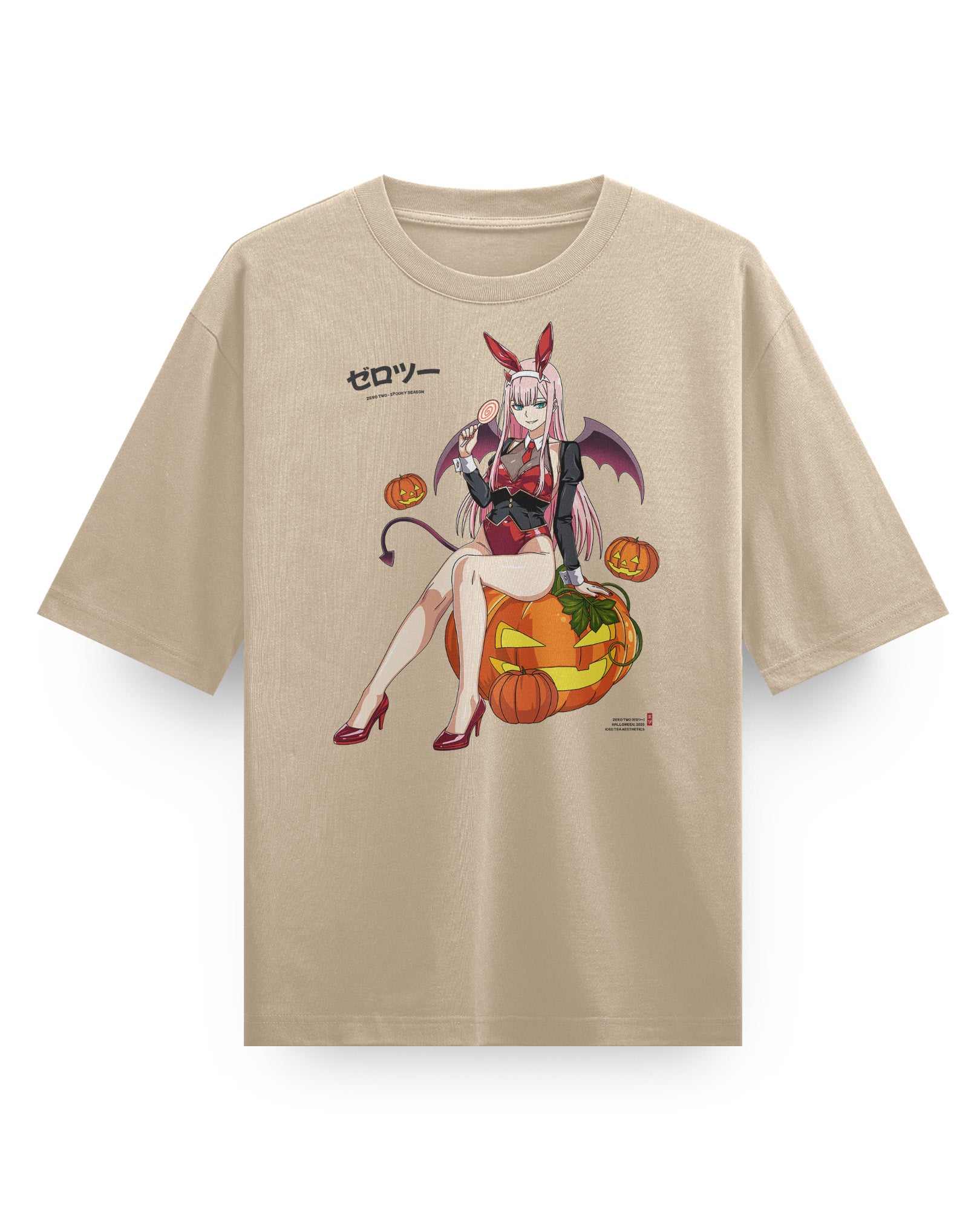 [LIMITED] Zero Two (Spooky) - Oversized Heavy Tee