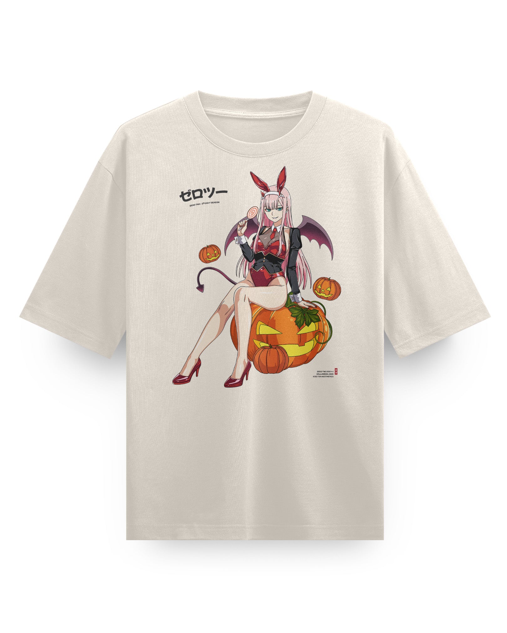 [LIMITED] Zero Two (Spooky) - Oversized Heavy Tee